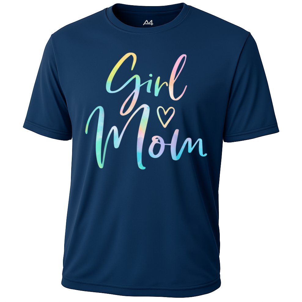 Girl Mom Gifts For Mother Mama Of Girl Tie Dye Performance Shirt