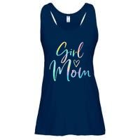 Girl Mom Gifts For Mother Mama Of Girl Tie Dye Ladies Essential Flowy Tank