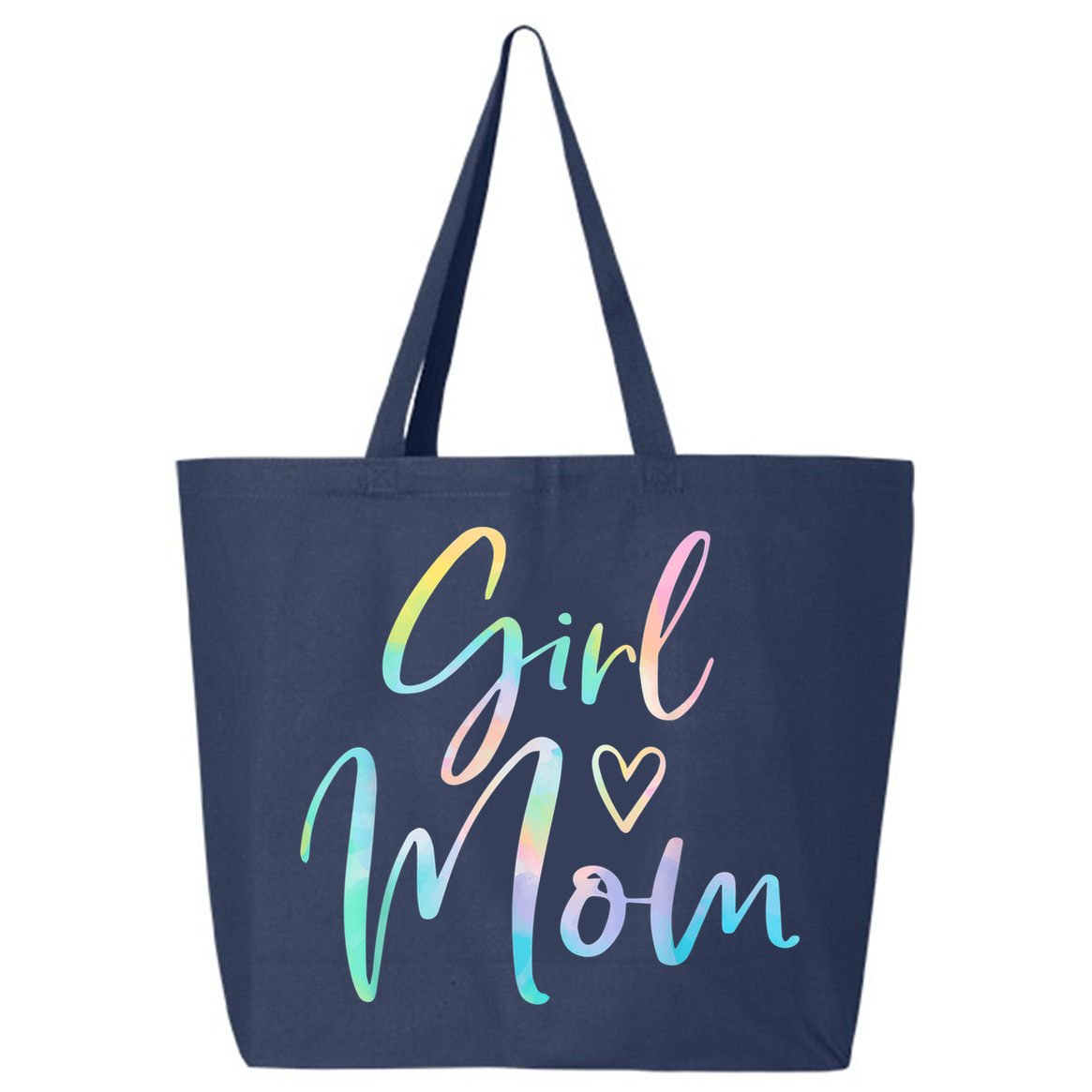 Girl Mom Gifts For Mother Mama Of Girl Tie Dye 25L Jumbo Tote