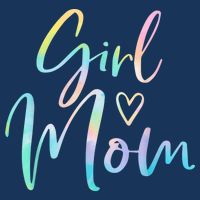 Girl Mom Gifts For Mother Mama Of Girl Tie Dye Womens Tank Top