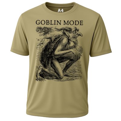Goblin Mode Goblincore Vintage Aesthetic Funny Off Day Trend Performance Shirt