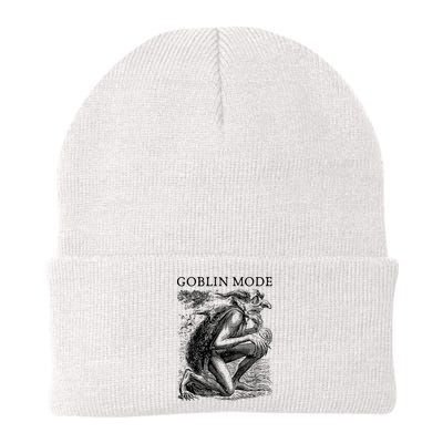 Goblin Mode Goblincore Vintage Aesthetic Funny Off Day Trend Beanie