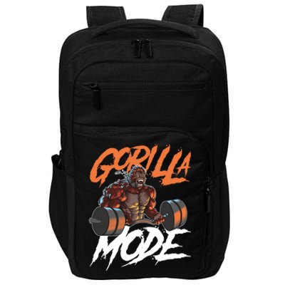 Gorilla Mode Gym Beast Workout Weights Lifting Power Gift Impact Tech Backpack