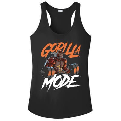 Gorilla Mode Gym Beast Workout Weights Lifting Power Gift Ladies PosiCharge Competitor Racerback Tank