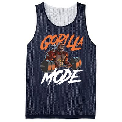 Gorilla Mode Gym Beast Workout Weights Lifting Power Gift Mesh Reversible Basketball Jersey Tank