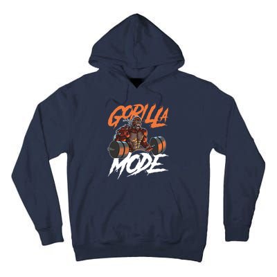 Gorilla Mode Gym Beast Workout Weights Lifting Power Gift Tall Hoodie