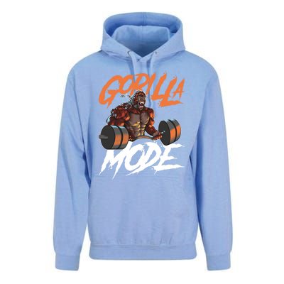 Gorilla Mode Gym Beast Workout Weights Lifting Power Gift Unisex Surf Hoodie