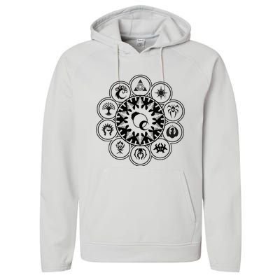 Gathering Magic Guild For Magic Lover Performance Fleece Hoodie