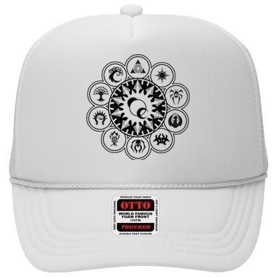 Gathering Magic Guild For Magic Lover High Crown Mesh Back Trucker Hat