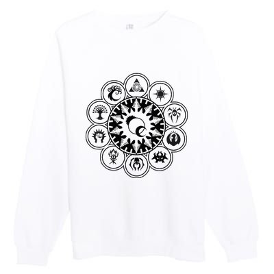 Gathering Magic Guild For Magic Lover Premium Crewneck Sweatshirt