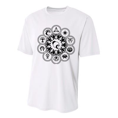 Gathering Magic Guild For Magic Lover Performance Sprint T-Shirt