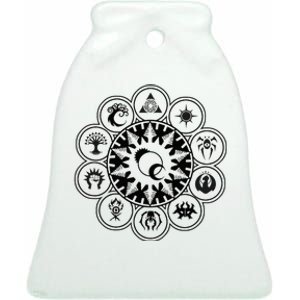 Gathering Magic Guild For Magic Lover Ceramic Bell Ornament