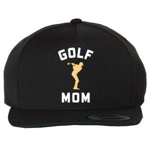 Golf Mom Gift Wool Snapback Cap