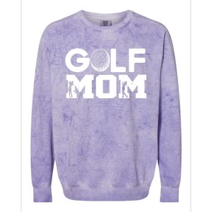 Golf Mom Gift Colorblast Crewneck Sweatshirt