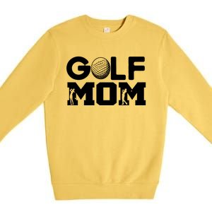 Golf Mom Gift Premium Crewneck Sweatshirt