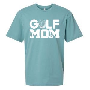 Golf Mom Gift Sueded Cloud Jersey T-Shirt