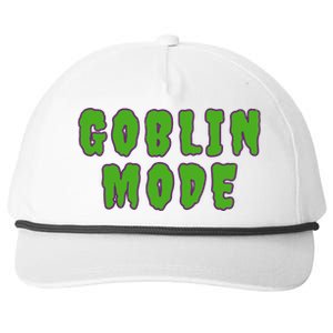 Goblin Mode Snapback Five-Panel Rope Hat