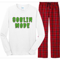 Goblin Mode Long Sleeve Pajama Set