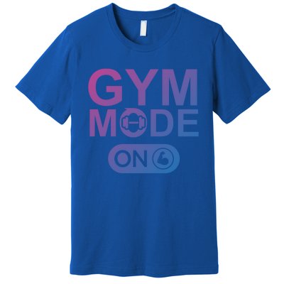 Gym Mode Gift That Says Gym Mode On Beast Gym Mode Gift Premium T-Shirt