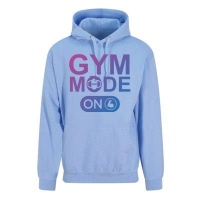 Gym Mode Gift That Says Gym Mode On Beast Gym Mode Gift Unisex Surf Hoodie