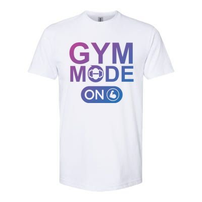 Gym Mode Gift That Says Gym Mode On Beast Gym Mode Gift Softstyle® CVC T-Shirt