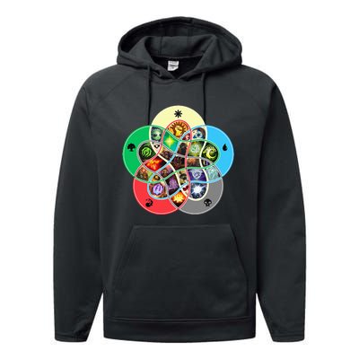 Gathering Magic Guild For Magic Lover Performance Fleece Hoodie