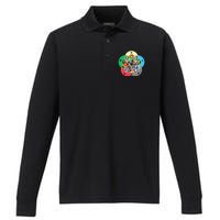 Gathering Magic Guild For Magic Lover Performance Long Sleeve Polo