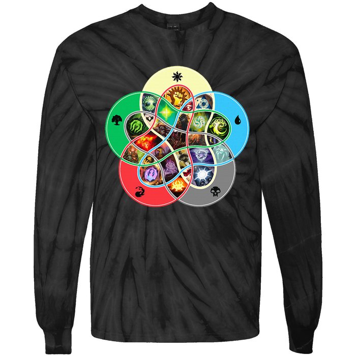 Gathering Magic Guild For Magic Lover Tie-Dye Long Sleeve Shirt