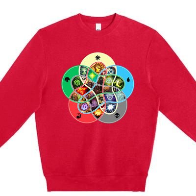 Gathering Magic Guild For Magic Lover Premium Crewneck Sweatshirt