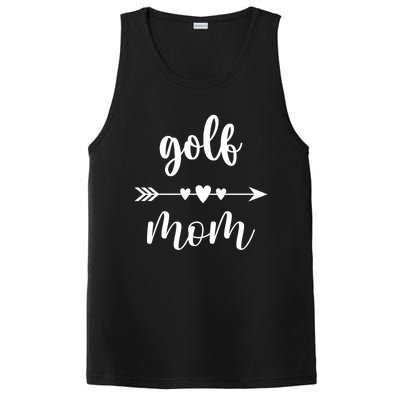 Golf Mom Golfer Golf Lovers Gift Funny Golfing Mom Gift PosiCharge Competitor Tank