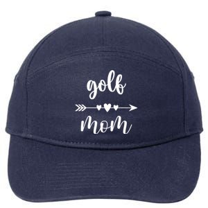 Golf Mom Golfer Golf Lovers Gift Funny Golfing Mom Gift 7-Panel Snapback Hat