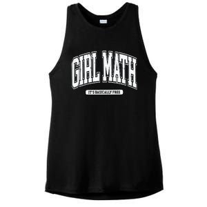 Girl Math Ladies PosiCharge Tri-Blend Wicking Tank