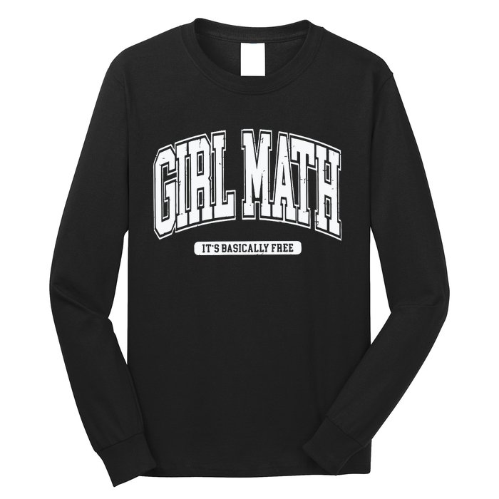 Girl Math Long Sleeve Shirt