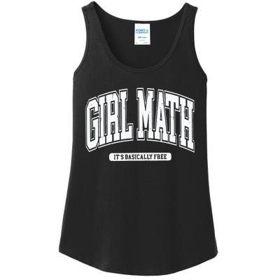 Girl Math Ladies Essential Tank