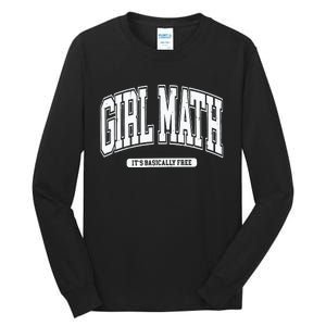 Girl Math Tall Long Sleeve T-Shirt