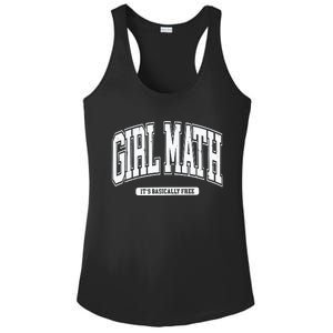 Girl Math Ladies PosiCharge Competitor Racerback Tank