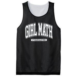 Girl Math Mesh Reversible Basketball Jersey Tank