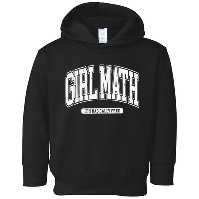 Girl Math Toddler Hoodie