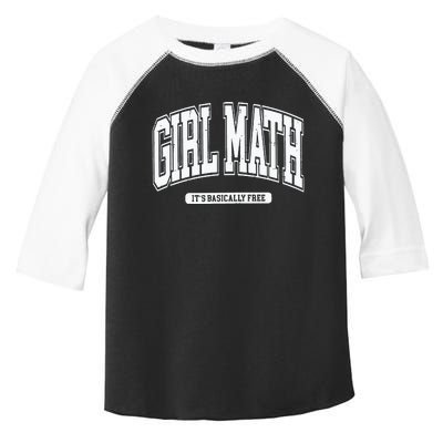 Girl Math Toddler Fine Jersey T-Shirt