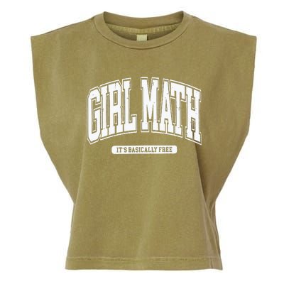 Girl Math Garment-Dyed Women's Muscle Tee