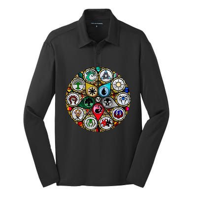 Gathering Magic Guild For Magic Lover Silk Touch Performance Long Sleeve Polo