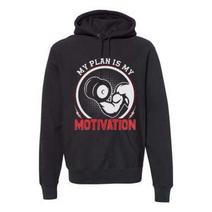 Gym Motivation Graphic Premium Hoodie