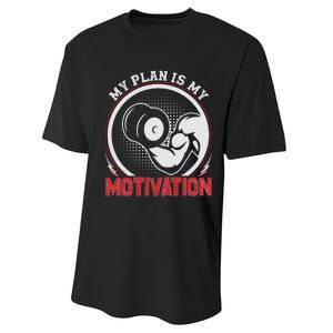 Gym Motivation Graphic Performance Sprint T-Shirt