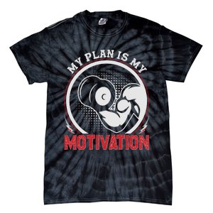 Gym Motivation Graphic Tie-Dye T-Shirt