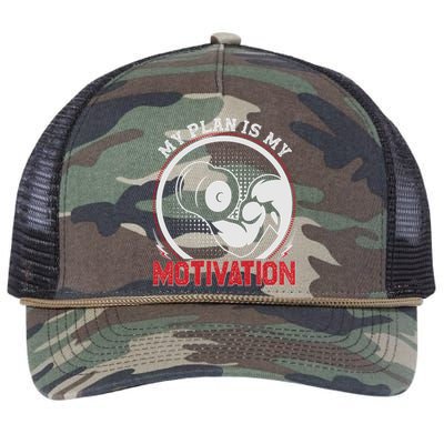 Gym Motivation Graphic Retro Rope Trucker Hat Cap