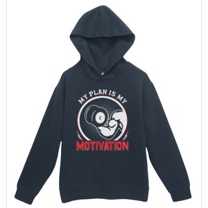 Gym Motivation Graphic Urban Pullover Hoodie