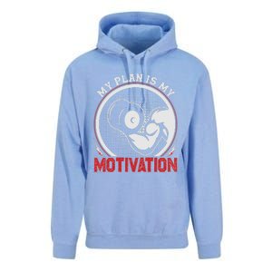 Gym Motivation Graphic Unisex Surf Hoodie