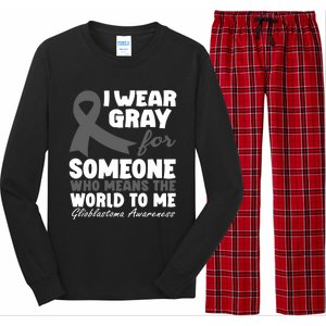 Glioblastoma Multiforme Gbm Advocate Astrocytoma Brain Tumor Gift Long Sleeve Pajama Set