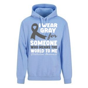 Glioblastoma Multiforme Gbm Advocate Astrocytoma Brain Tumor Gift Unisex Surf Hoodie