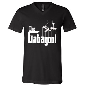 Gabagool Meme V-Neck T-Shirt